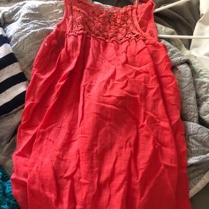 Orange tank top, small.